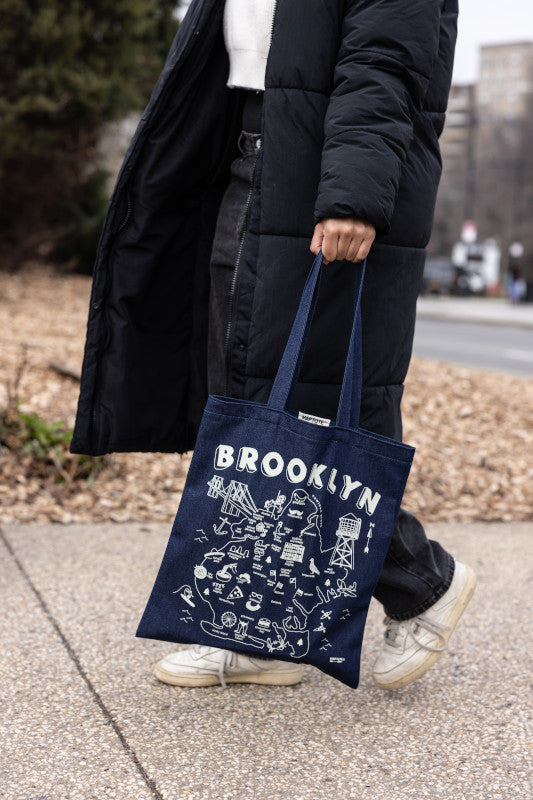 Maptote Denim Brooklyn Tote – Shop BKLYN Library
