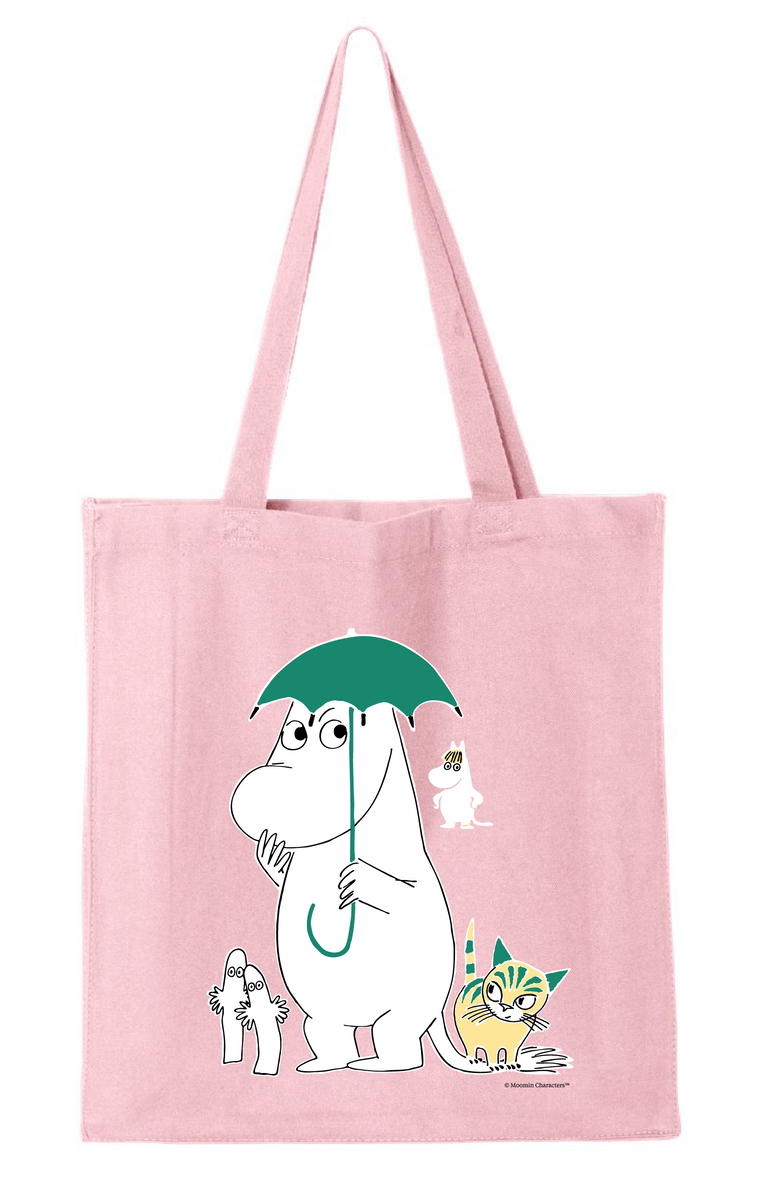 Special-edition BPL x Moomins Light Pink Gussetted Shopper bag