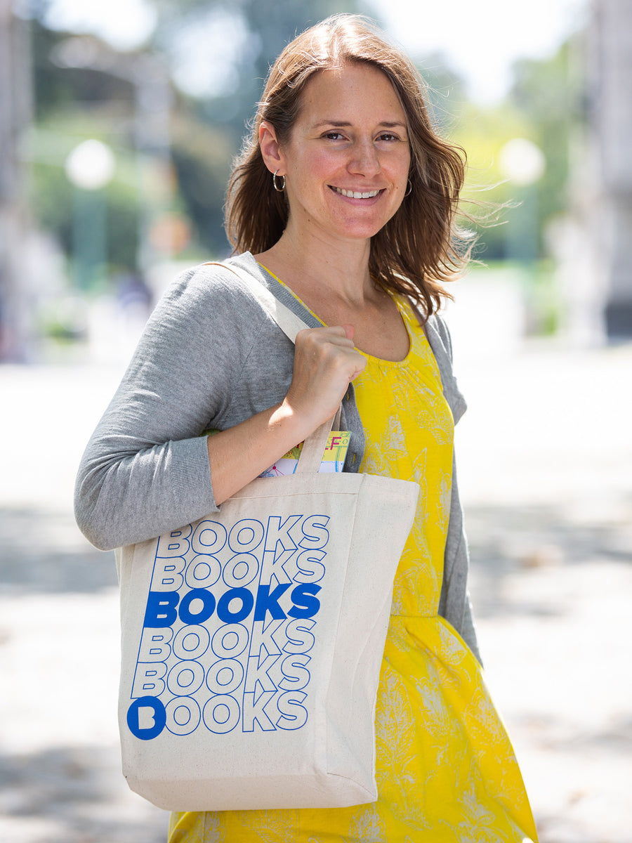 BOOKS Natural Canvas Tote Bag – Shop BKLYN Library