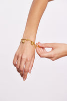 Scosha Jewelry Collaboration 14K Gold Vermeil Central Figures Bracelet