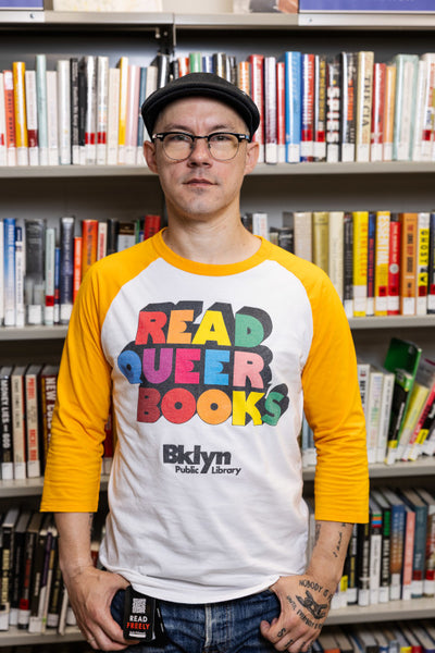 Read Queer Books Baseball T-shirt