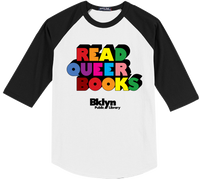 Read Queer Books Baseball T-shirt
