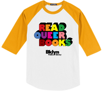 Read Queer Books Baseball T-shirt
