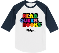 Read Queer Books Baseball T-shirt