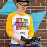Read Queer Books Baseball T-shirt