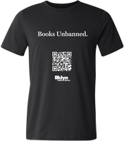 Books Unbanned QR Code T-Shirt, Black