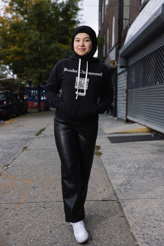 Books Unbanned QR Hoodie