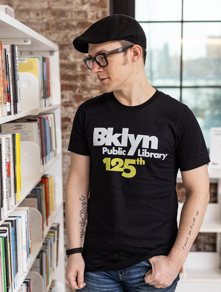 Books Unbanned QR Code T-Shirt, Black – Shop BKLYN Library