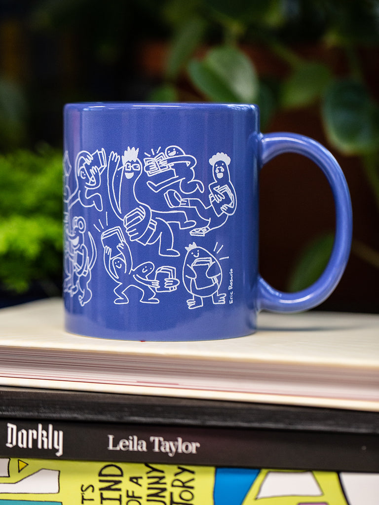 Book Buddies Mug by Eric Rosario