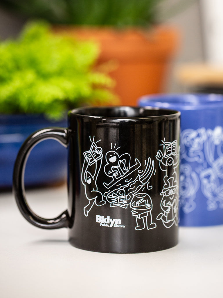 Book Buddies Mug by Eric Rosario